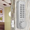 Yctze Digits Mini Mechanical Code Lock for Door Security, Doublesided