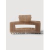 [JAJU JAJU] Patterned square hair clip stand, brown / [JAJU자주]