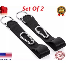 GPM Tree Swing Straps (Set of 2), Tree Hanging Kits 2 FT with 2 Heavy Duty Safe Lock