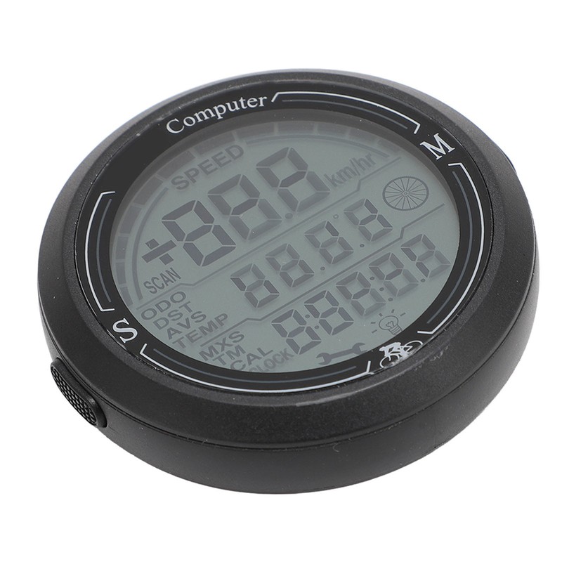 Cycling Speedometer Odometer Multi Function Electronic Speed Tester Temperature Time
