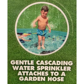 Bestway 11 Ft - Kids Underwater Adventure Water Sprinkler Pad | Backyard Wading Pool