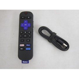ROKU NEW 55R6A5R ROKU Brand Chargeable Voice TV Remote W/ Cable - 3026000135