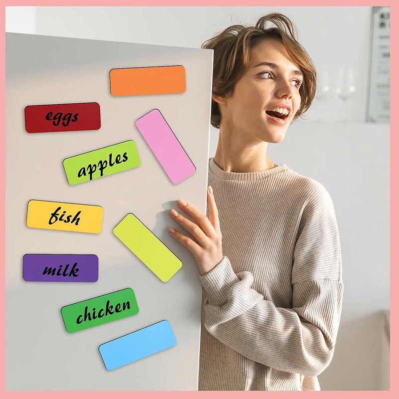 Magnetic Sheets, 54 Pieces, 9 Colors x 6 Whiteboards, Magnetic