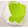 Kokubo Colander Spin Wheel Colander Oval Green KK-311
