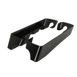 XMT-MOTO 4 inch Stretched Saddle Bag Extension fits for 1994-2013 Harley Davidson all Touring Models including road glide, road king, ultra, street glide, electra glide,for straight bag