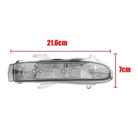 VGEBY Side Mirror Turn Indicator, High-Quality Replacement, Side Mirror Turn Signal, Durable smoked lens for Mercedes-Benz S-Class, CL-Class, E-Class, etc.