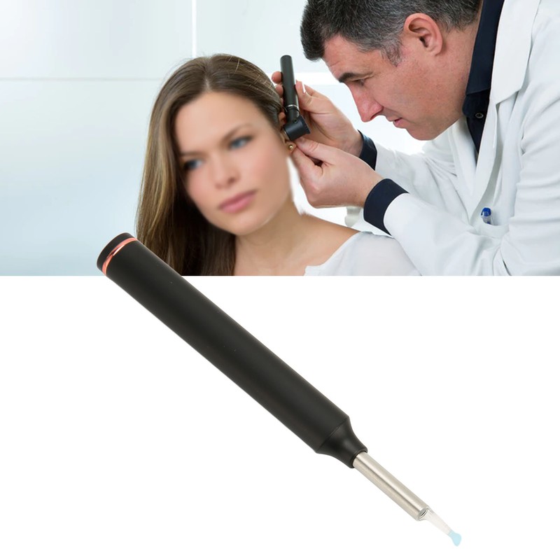Wireless Otoscope LED Light Ergonomic IP67 Waterproof USB Charge Earwax