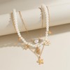 Stocking Stuffers Gifts for Women Shell Charm Necklace Pearl Beach