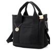 SEEWEN Women's Tote Bag, 2-Way Large Capacity, Dividers, Plain, Shoulder