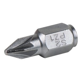 KS Tools 1/4 inch mini bit for cross slotted screws PZ 2, 18 mm