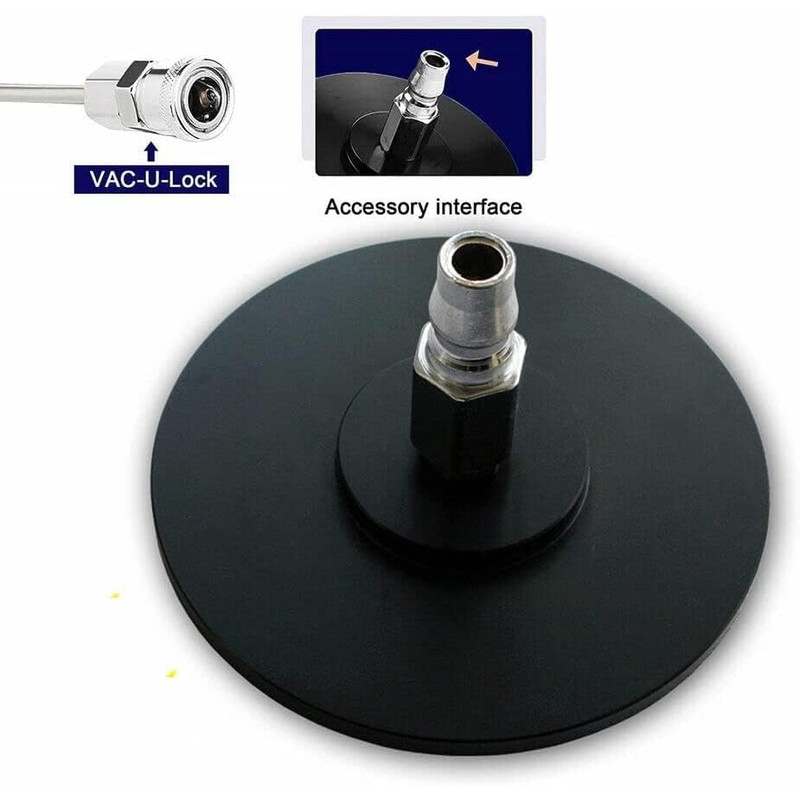 Adaptador de ventosa para máquina Vac-U-Lock con conector de aire