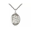 St Joseph Medal 1" High Sterling Medal on a 20''