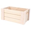 OHPHCALL Medium Creative Wooden Desktop Storage Basket Storage Cube for