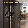 3D Adjustable Hidden Door Hinge for Solid Wood Doors –