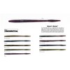 Yum Lures YMW1002 Mighty Worm Fishing Bait, Watermelon/Red, 0.5"