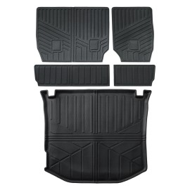 Autohai For 2011-2022 Jeep Grand Cherokee Rear Seat Back Protector and Cargo mat