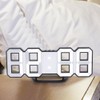 Digital LED Large 3D Table Hanging Wall Clock Alarm Snooze
