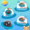 Interactive Dog Puzzle Toy, UFO-Shaped Treat Dispenser Ball, Mental Stimulation