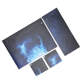 VGEBY VR Glasses Skin Stickers,Protective Skin Decals PVC Removable Glasses Sticker Controller Skin Stickers for Quest 2 Accessories (Blue Fire ) Other Children'S Outdoor Toys