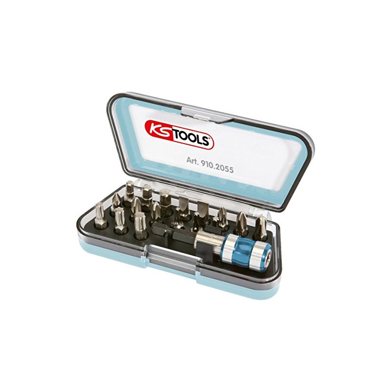 KS Tools 910.2055 1/4" STAINLESS STEEL bit set, 18 pcs