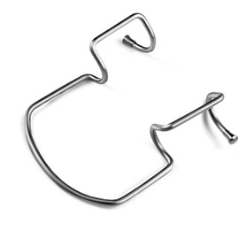 Dental Orthodontic Cheek Lip Retractors Mouth Opnner double ended, Columbia,Minnesota,Oringer Omaga,Sternberg,Vestibulum Small,Medium,Large, Silver/Black (Oringer Omaga Cheek Retractors Small)