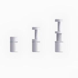 Small Lab: Graphic Board Stand, GPU Stand, Sag Prevention Bracket, Fits ATX/M-ATX/ITX Size PC Cases, 3 Sizes, Extendable, GPU Support, White, (S Size 1.0 - 2.0 inches (2.6 - 5 cm)