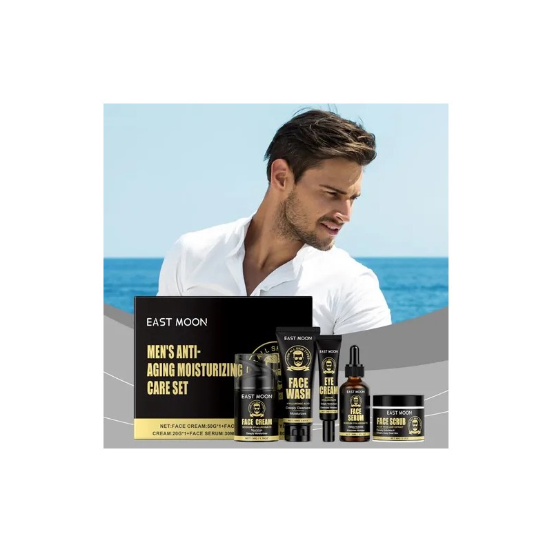 Em Set Anti Edad Hombre Limpieza, Hidratacion, Ojos, Facial