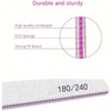 Professional Nail Files, Double Sided Emery Board for Nails 180/240