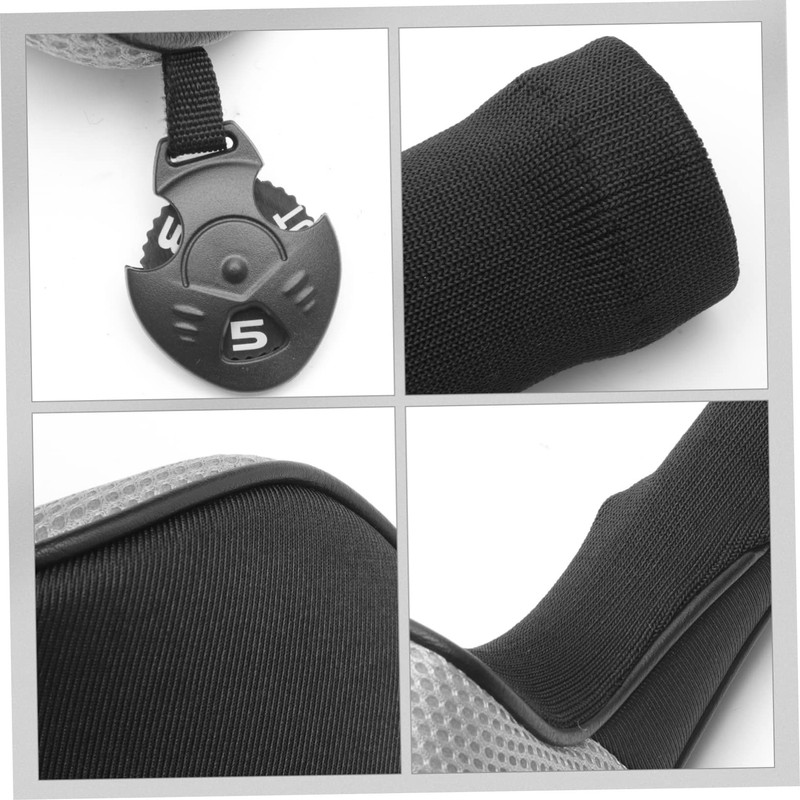 Totority 3Pcs Golf Putter Covers Breathable Mesh Club Protectors for