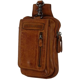 Hill Burry Genuine Leather Bum Bag & Small Shoulder Bag | Belt Bag Made of High-Quality Genuine Leather | Men - Women Hiking Bag/Waist Bag | Wash Leather Party Bag (Brown), brown, bum bag
