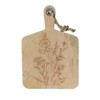 Kaemingk Floral Pattern Food Grade Mango Wood Chopping Board with