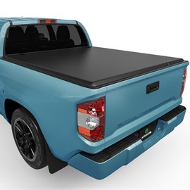 AUTOSAVER88 Soft Tri-fold Truck Bed Tonneau Cover Fits for Toyota Tundra 2022 2023 2024 2025 5.5ft Bed with Deck Rail System(Excl. Trail Edition)