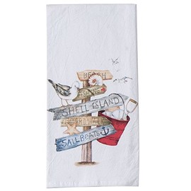 Kay Dee Designs Beach Signs Flour Sack Towel