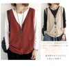 KOEKOI Women's Knit Vest, Spring, Autumn, Summer, Top, Pullover, Summer,