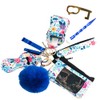 12pcs Female Wrist Keychain Set with Alarm with Handwash Bag