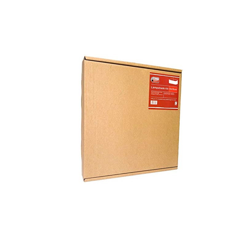 30cm x 15cm Rounded Rectangle Lampshade Making Kit