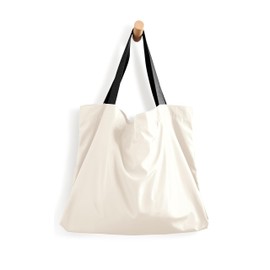 ODODOS 36L Oversized Tote Bag Large Capacity Lightweight Shoulder Bags for Gym Workout Shopping Beach Travel, Ivory