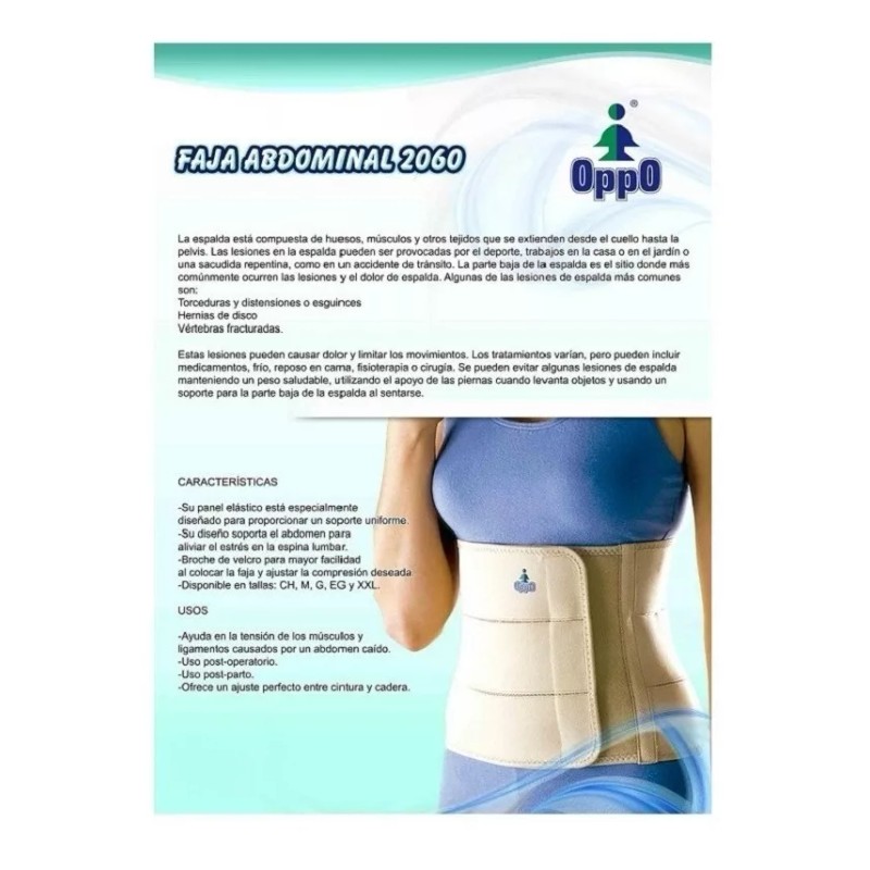 Oppo Faja Abdominal Ortopedica Beige 2060 Oppo