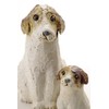 Shigaraki Ware 40-4077 Hechimon Kosei Kiln Sitting Dog Large