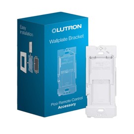 Lutron Caseta Smart Lighting Wall Plate Bracket for Pico Smart Remote(Pico Sold Separately), Directly Mount Pico Remote To The Wall, 3-Way (No Wires Required), PICO-WBX-ADAPT