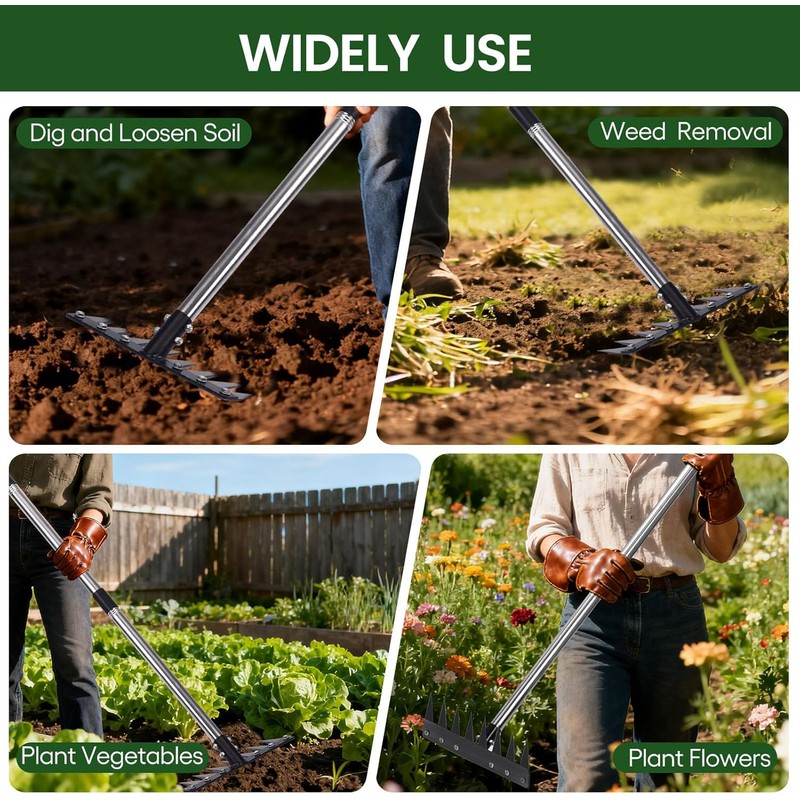 Stainless Steel Weeding Tool Long Handle – Heavy Duty Root