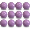Plain Color Golf Balls 1 Dozen Blank, Non-printed (Lavender) -