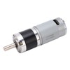 Black Silver Mini Gear Motor Low Noise High Torsion Robust