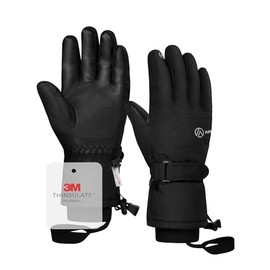 Guantes de esquí de invierno para hombres y mujeres, guantes de nieve Thinsulate 3M, impermeables, resistentes al viento, guantes de snowboard con visualización táctil, 5 capas térmicas para