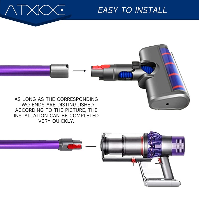 ATXKXE Replacement Wand Quick Release Wand Compatible for Dyson V7