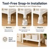 Replacement Feet and Caps Compatible with HDX Heavy Duty Shelving,
