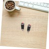 Gatuida 6pcs RCA Male Connector to Av Screw Terminal Adapter