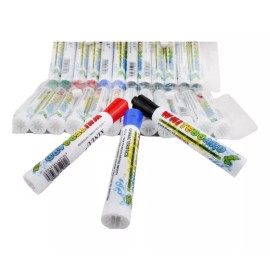 papelería laxia 12pz De Marcadores Varios Colores Para Pizarrón Blanco
