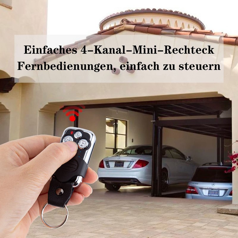 868MHz Garage Door Opener Duplicator Remote Control Compatible with Hörmann
