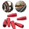6pcs Anodised Alloy Valve Caps - for Presta - Road/Mountain